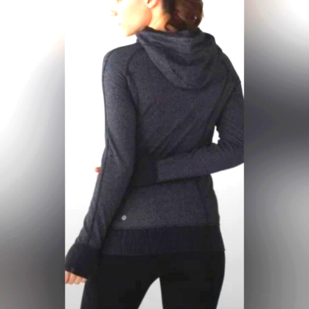 Lululemon "Think Fast" Slim Cut Hoodie Pullover - Picture 2 of 10